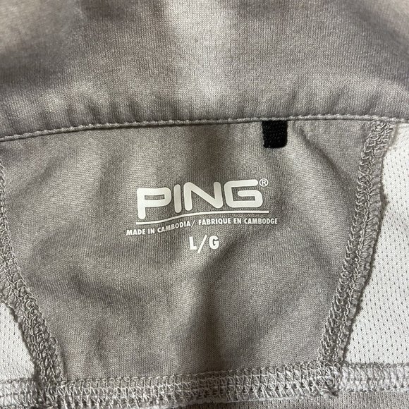 Ping Golf 1/4 Zip Pullover Mens Large Blue Performance Activewear Long Sleeve - Picture 6 of 11